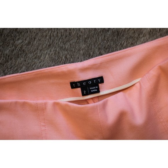 Theory Shorts in Pink - Picture 2 of 6